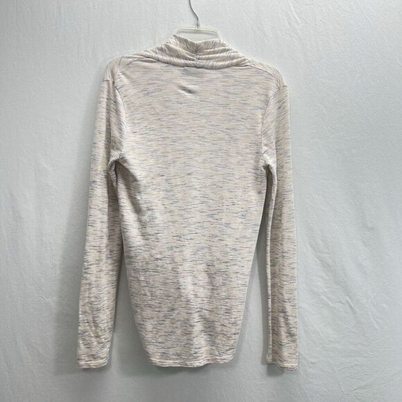 Anthropologie Saturday Sunday drape front top Small Oversized long sleeve - Picture 7 of 9